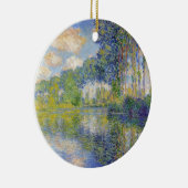 Poplars op de Epte (door Claude Monet) Keramisch Ornament (Rechts)