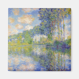 Poplars op de Epte (door Claude Monet) Magneet