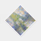 Poplars op de Epte (door Claude Monet) Servet (Hoek)