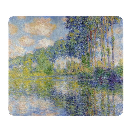Poplars op de Epte (door Claude Monet) Snijplank (Voorkant)