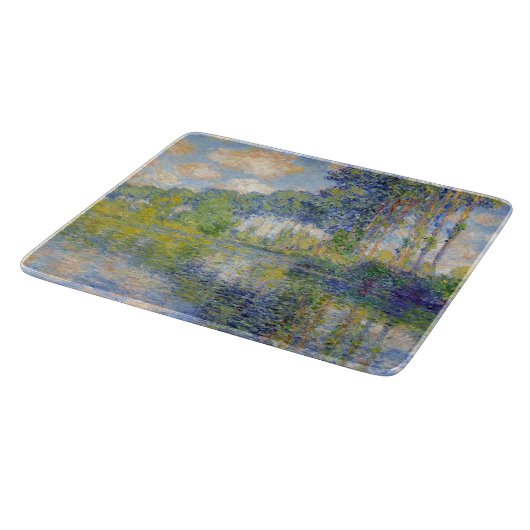 Poplars op de Epte (door Claude Monet) Snijplank (Hoek)