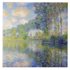 Poplars op de Epte (door Claude Monet) Tegeltje