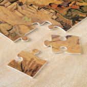 Poplars over de weg door de heuvels door Vincent v Legpuzzel (Zijkant)