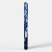 Popmuzikanten | Levendig Blauw & Paarse Abstracte  Case-Mate iPhone Case (Achterkant / Rechts)