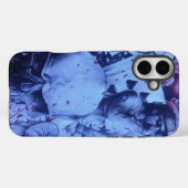 Popmuzikanten | Levendig Blauw & Paarse Abstracte  Case-Mate iPhone Case (Achterkant (horizontaal))