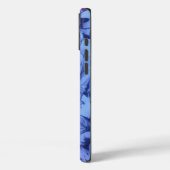 Popmuzikanten | Levendig Blauw & Paarse Abstracte  Case-Mate iPhone Case (Achterkant / Links)