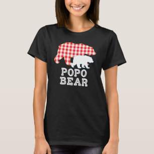 Popo Geruite Grote Beer Papa Opa Trots T-shirt
