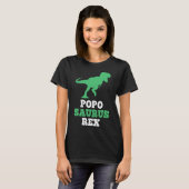 Popo-saurus Rex Dino Dinosaur Grappige Poposaurus  T-shirt (Voorkant volledig)
