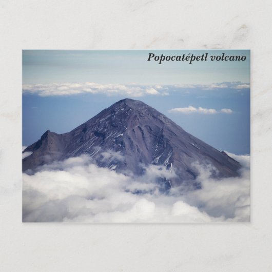 Popocatépetl vulcano, Mexico Briefkaart (Voorkant)