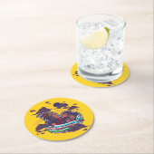 Popocatepetl y Iztaccihuatl Ronde Kartonnen Onderzetter (Insitu)