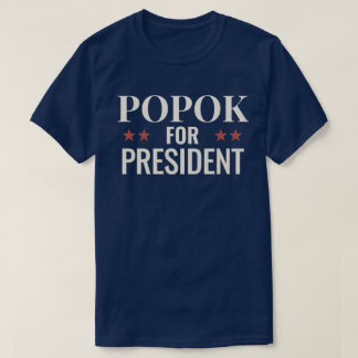 Popok for President ★ Endorsed by Crispy Campaign T-shirt
