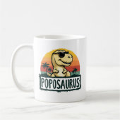 Poposaurus Dinosaur Grandpa Saurus Vaderdag Koffiemok (Links)