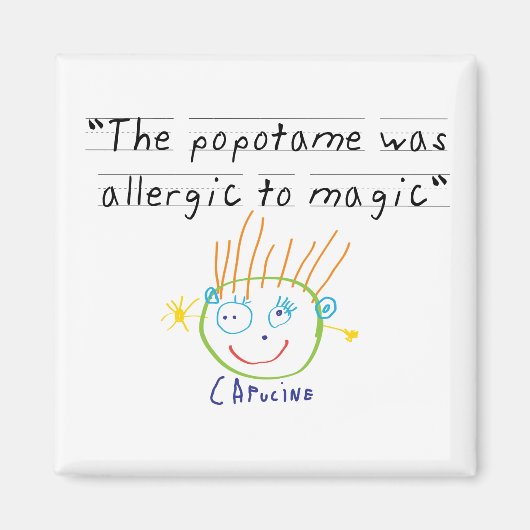 Popotammagneet Magneet (Voorkant)