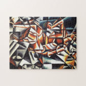 Popova’s kunst puzzel legpuzzel (Horizontaal)