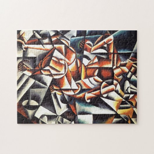 Popova’s kunst puzzel legpuzzel (Horizontaal)
