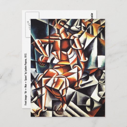 Popova's briefkaart (Voorkant / Achterkant)