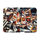 Popova's kunstmagneet magneet (Horizontaal)