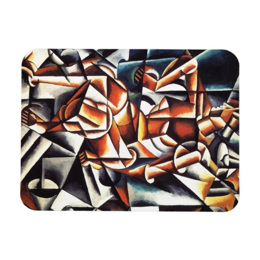 Popova's kunstmagneet magneet (Horizontaal)