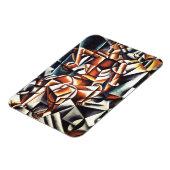 Popova's kunstmagneet magneet (Linkerzijde)