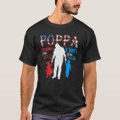 Poppa A Sons First Hero A Daughters First Love T-shirt (Voorkant)