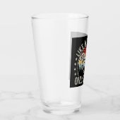 Poppa als een opa alleen koelere retro Drink Glas (Rechts)