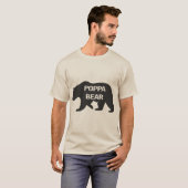 "Poppa Beer" Het nieuwe Man Shirt van papa (Voorkant volledig)