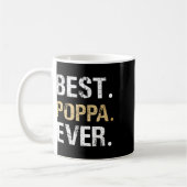 Poppa cadeau van kleindochter kleinzoon Best Poppa Koffiemok (Links)