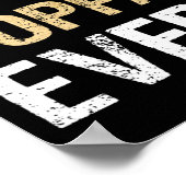 Poppa cadeau van kleindochter kleinzoon Best Poppa Poster (Hoek)