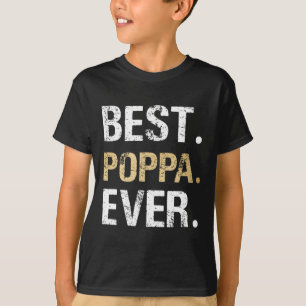 Poppa cadeau van kleindochter kleinzoon Best Poppa T-shirt