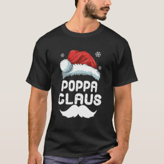 Poppa Claus Matching Family kerstpyjama's T-shirt