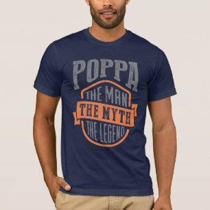 Poppa. De mythe. Pap T-shirts