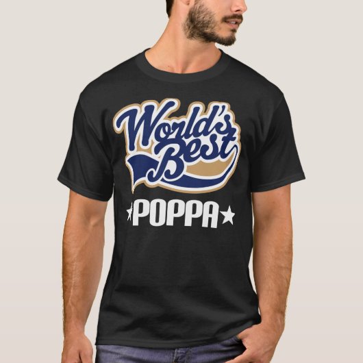 Poppa Gift T-shirt (Voorkant)