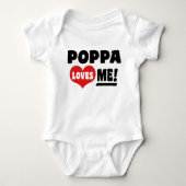 Poppa houdt van me romper (Voorkant)