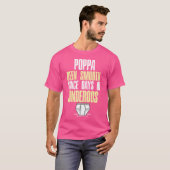 Poppa is cool sinds de dagen van Underoos 90A hiph T-shirt (Voorkant volledig)