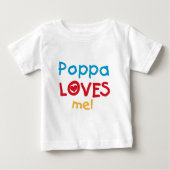 Poppa Loves Me T-shirts en geschenken (Voorkant)