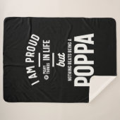 Poppa - prouwe van veel dingen in het leven sherpa deken (Voorkant (horizontaal))