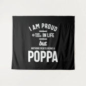 Poppa - prouwe van veel dingen in het leven wandkleed (Voorkant (horizontaal))