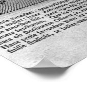 Poppaea Sabina, gegraveerd na een Roman Poster (Hoek)