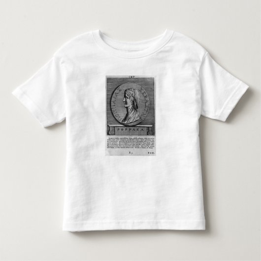 Poppaea Sabina, gegraveerd na een Romeinse Kinder Shirts (Voorkant)