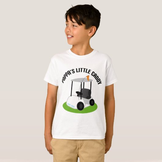 Poppas Caddy (Golf) T-shirt (Voorkant volledig)