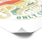 Poppen als een opa alleen cooler retro cadeau Popp Foto Afdruk (Hoek)