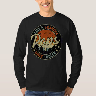 Poppen als een opa alleen koel Retro Fath T-shirt