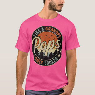 Poppen als een opa alleen koel  Retro Fath T-shirt