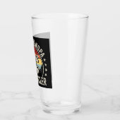 Poppen als een opa alleen koelere retro Drink Glas (Links)