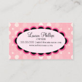 Poppen bakken visitekaartje (Achterkant)