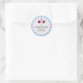 Poppen Bakkerij-Stickers Ronde Sticker (Tas)