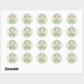 Poppen Bakkerij-Stickers Ronde Sticker (Vel)