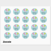 Poppen Bakkerij-Stickers Ronde Sticker (Vel)