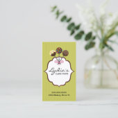 Poppen bakkerij visitekaartje (Staand voorkant)