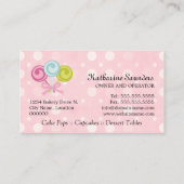 Poppen bakkerij visitekaartje (Achterkant)